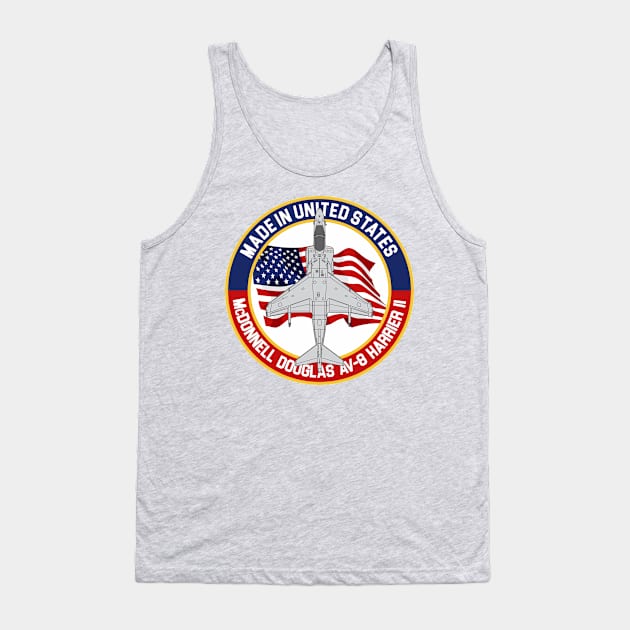 McDonnell Douglas AV-8B Harrier II Tank Top by MBK